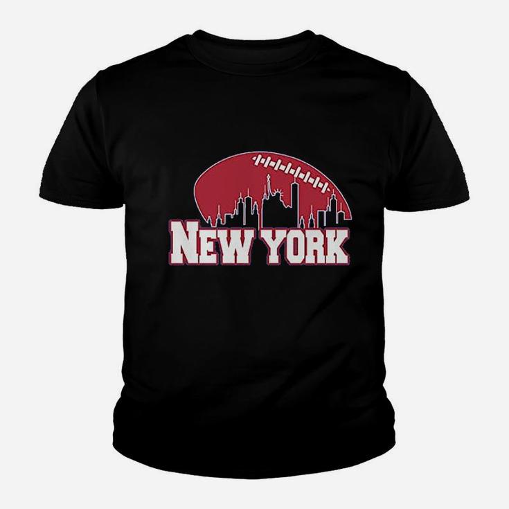 New York Football Skyline Youth T-shirt