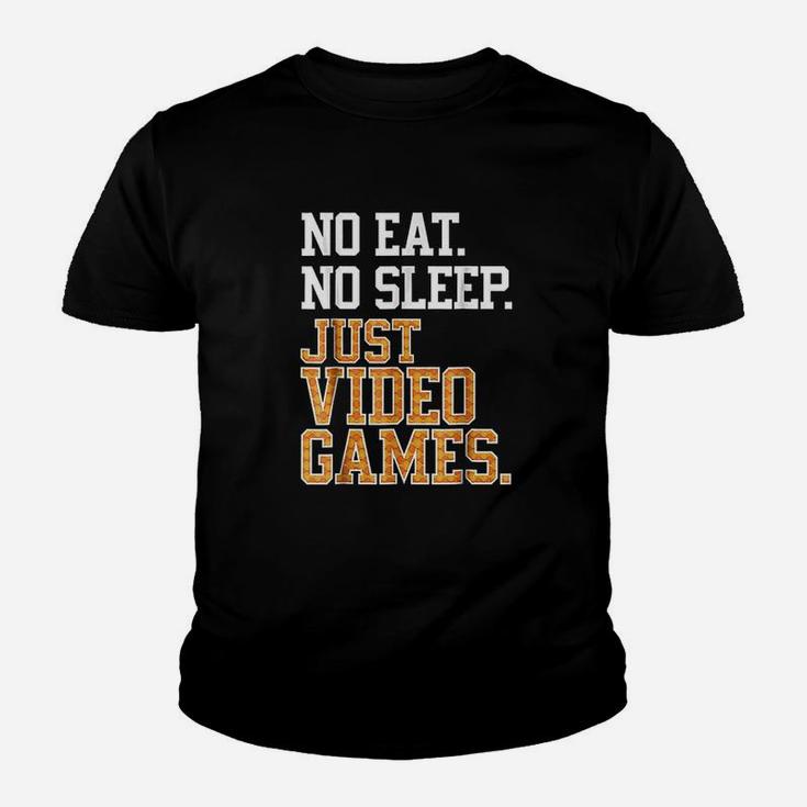 No Eat Sleep Just Video Games Repeat Youth T-shirt