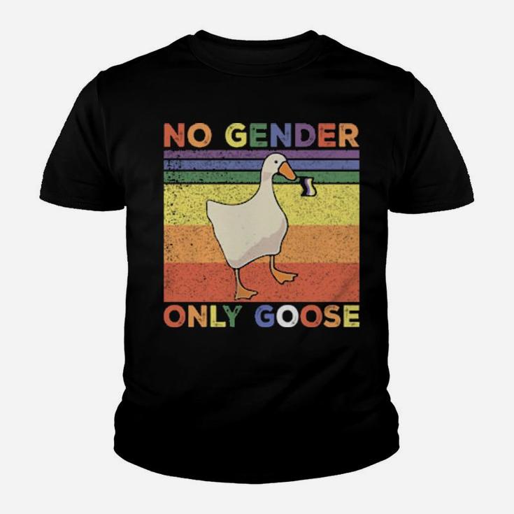 No Gender Only Goose Lgbt Youth T-shirt