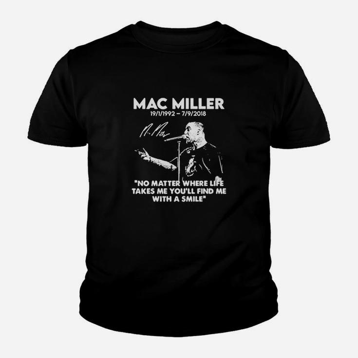 No Matter Where Life Takes Me You Will Find Me With A Smile Youth T-shirt