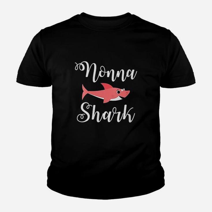 Nonna Shark Funny Grandmother Gift Youth T-shirt