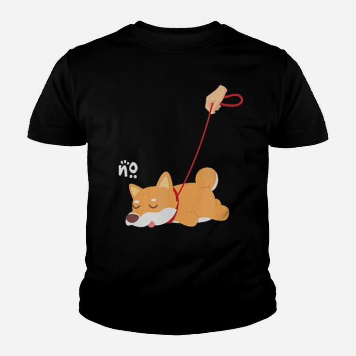 Nope Lazy Shiba Inu  Dog Lover Xmas Gift Youth T-shirt