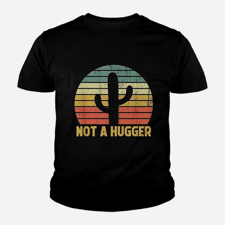 Not A Hugger Cactus Youth T-shirt