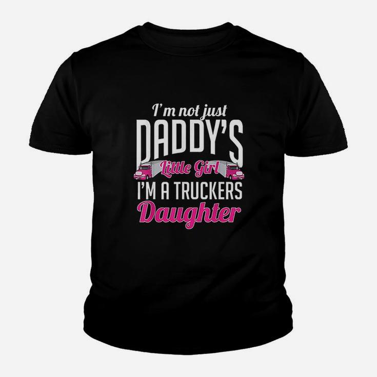 Not Just Daddys Little Girl Truckers Daughter Youth T-shirt