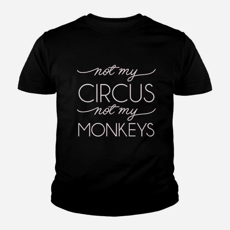 Not My Not My Monkeys Youth T-shirt
