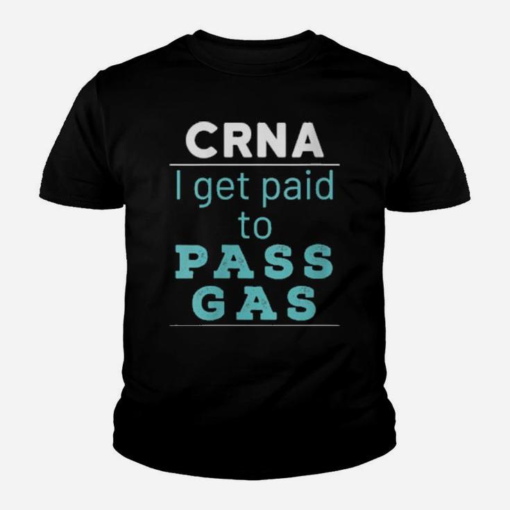 Nurse Anesthesiologist Anesthetist Crna Pass Gas Youth T-shirt