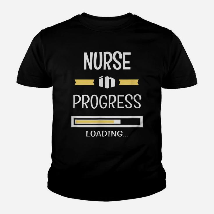 Nurse In Progress Funny Job Profession Youth T-shirt