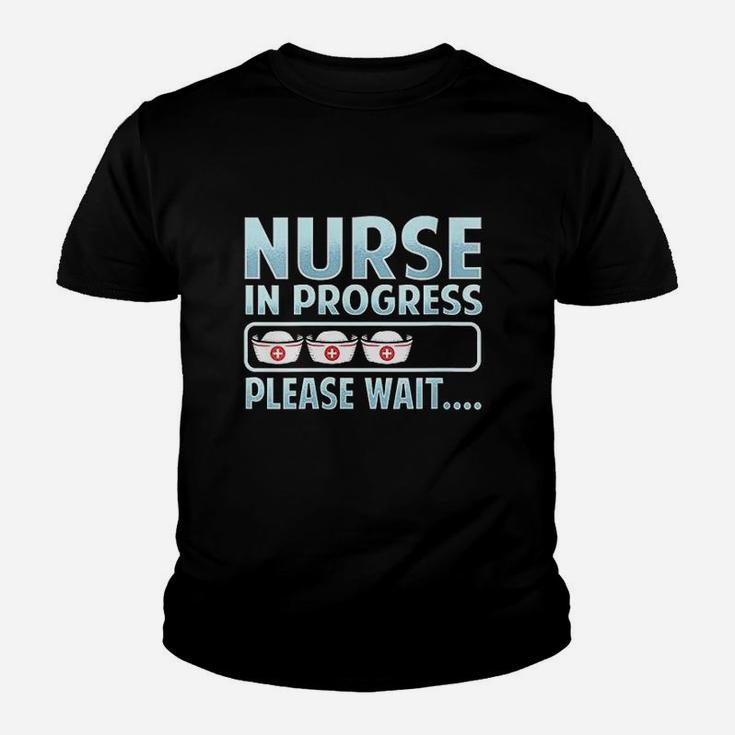 Nurse In Progress With Saying Student Future Nurses Youth T-shirt