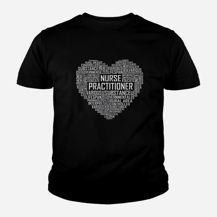 Nurse Practitioner Heart Youth T-shirt