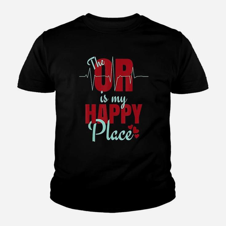 O R Is My Happy Place Youth T-shirt