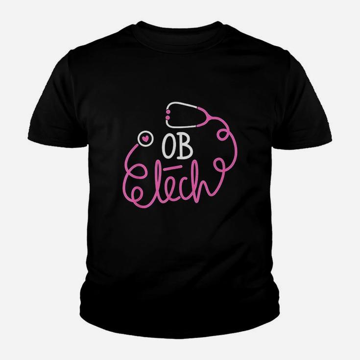 Ob Tech Obstetric Technologists Youth T-shirt