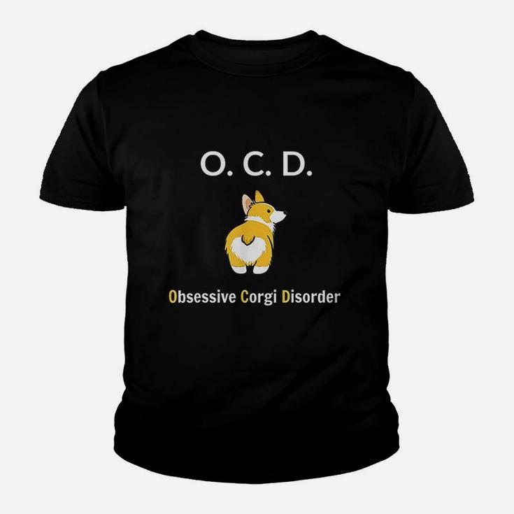 Obsessive Corgi Disorder Funny  Corgi Owners Youth T-shirt