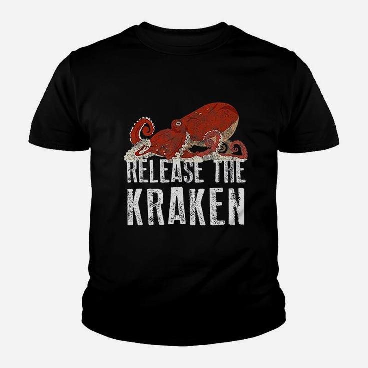 Octopus Release The Kraken Youth T-shirt