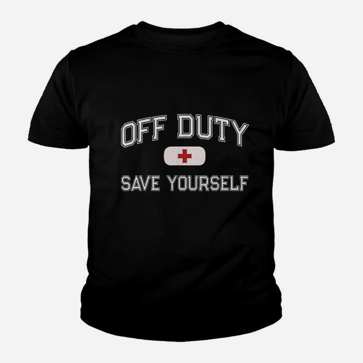 Off Duty Save Yourself Youth T-shirt