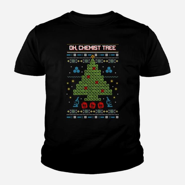 Oh, Chemist Tree - Chemistry Tree Christmas Science Sweatshirt Youth T-shirt