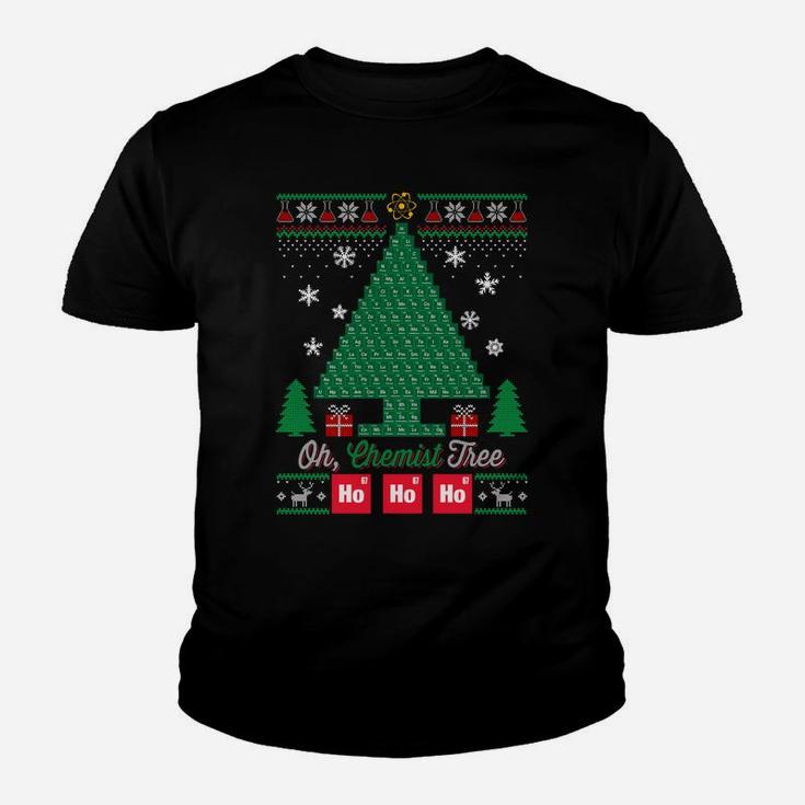 Oh Chemist Tree Merry Christmas Chemistree Sweatshirt Youth T-shirt