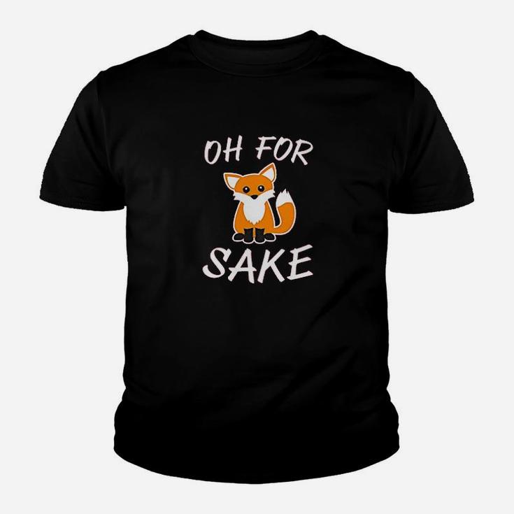 Oh For Fox Sake Animal Pun Youth T-shirt