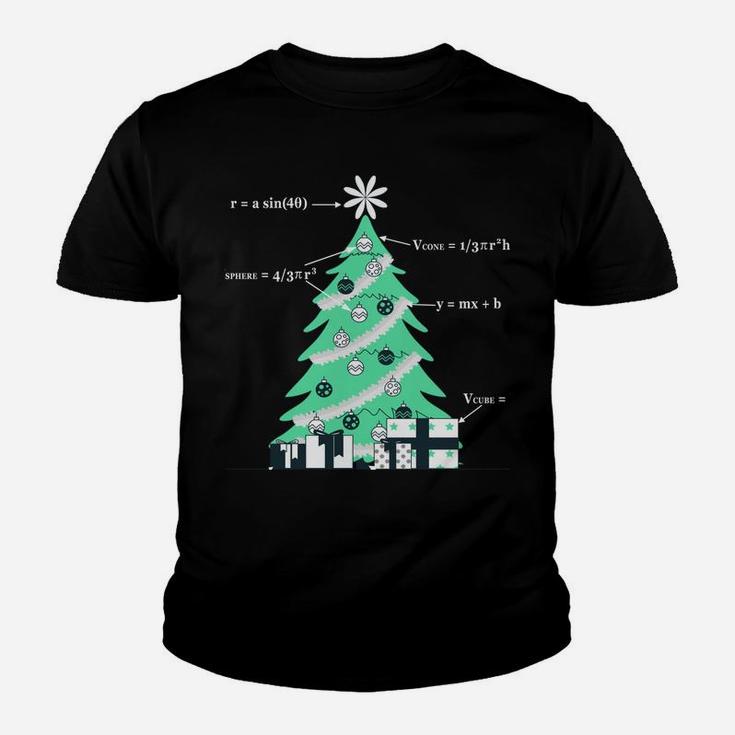 Oh Geometree Christmas Tree Funny Xmas Gift For Math Teacher Sweatshirt Youth T-shirt