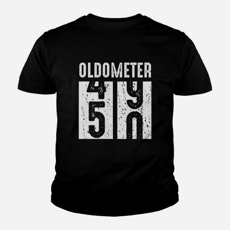 Oldometer Distressed Odometer 50Th Birthday Party Youth T-shirt