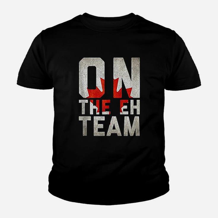 On The Eh Team Canadian Flag Youth T-shirt