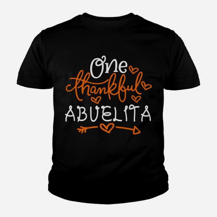 One Thankful Abuelita Matching Family Thanksgiving Day Youth T-shirt