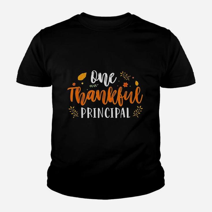 One Thankful Principal Lover Thanksgiving Day Gift Youth T-shirt