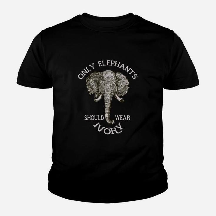 Only Elephants Should Wear Ivory Youth T-shirt
