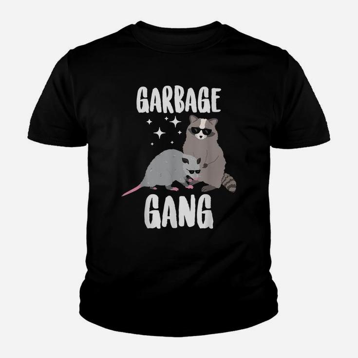 Opossum And Raccoon Shirt Garbage Gang Funny Animals T-Shirt Youth T-shirt