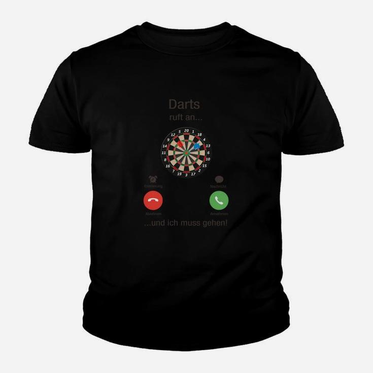 Optimized Darts Enthusiasten Kinder Tshirt: Darts ruft an…ich muss gehen! für Hobby-Spieler