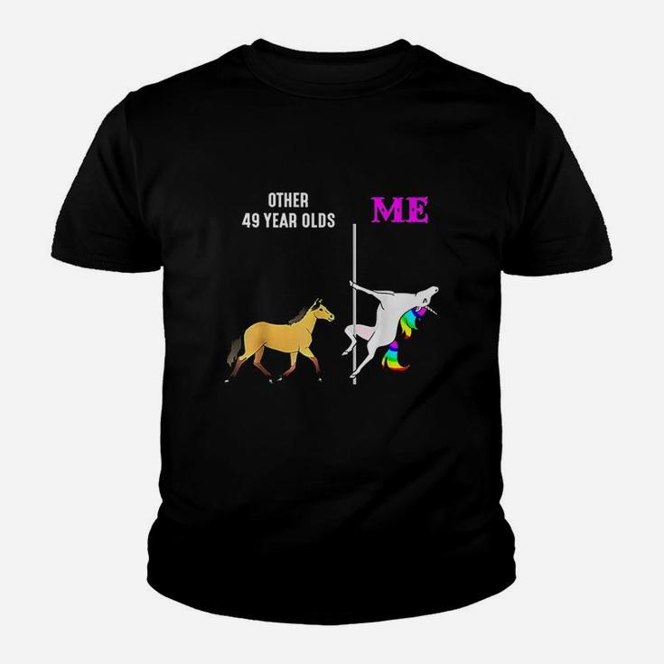 Other 49 Years Old And Me Unicorn Dancing Birthday Youth T-shirt