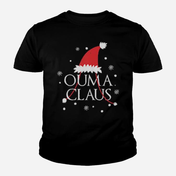 Ouma Claus Hat Grandma Ouma Lovely Xmas Outfit Cute Youth T-shirt