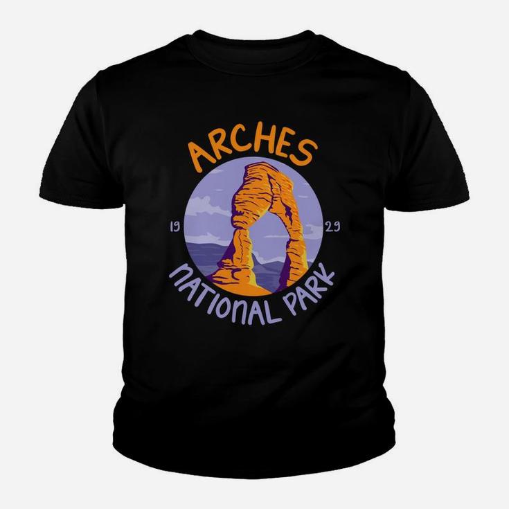 Outdoor National Park Tshirt Arches 1929 Moab Utah Youth T-shirt