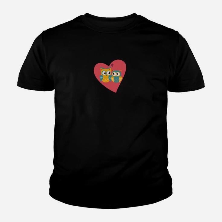 Owl Couples Wedding Anniversary Valentines Youth T-shirt