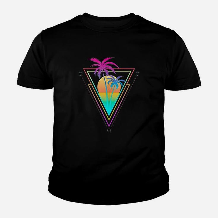 Palm Trees Sunset Beach Youth T-shirt