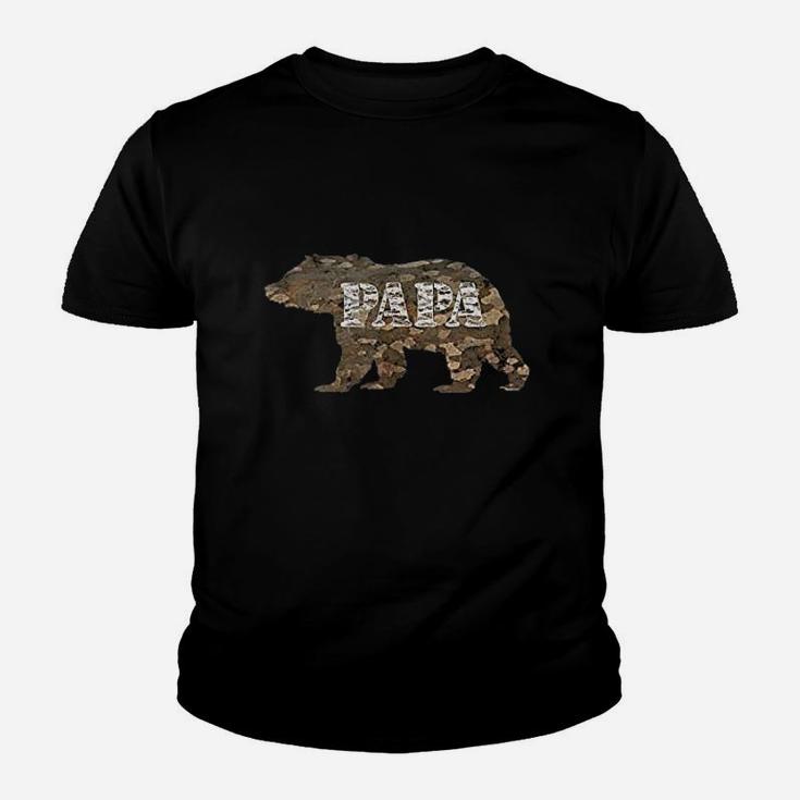 Papa Bear  Fathers Day Youth T-shirt