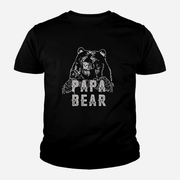 Papa Bear Proud Dad Modern Fit Youth T-shirt