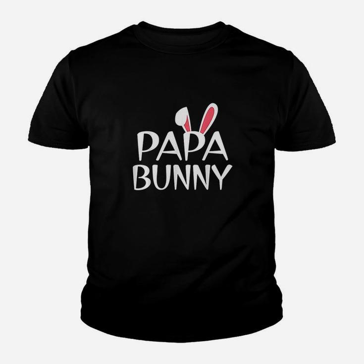 Papa Bunny Family Rabbit Matching Couple Daddy Easter Youth T-shirt