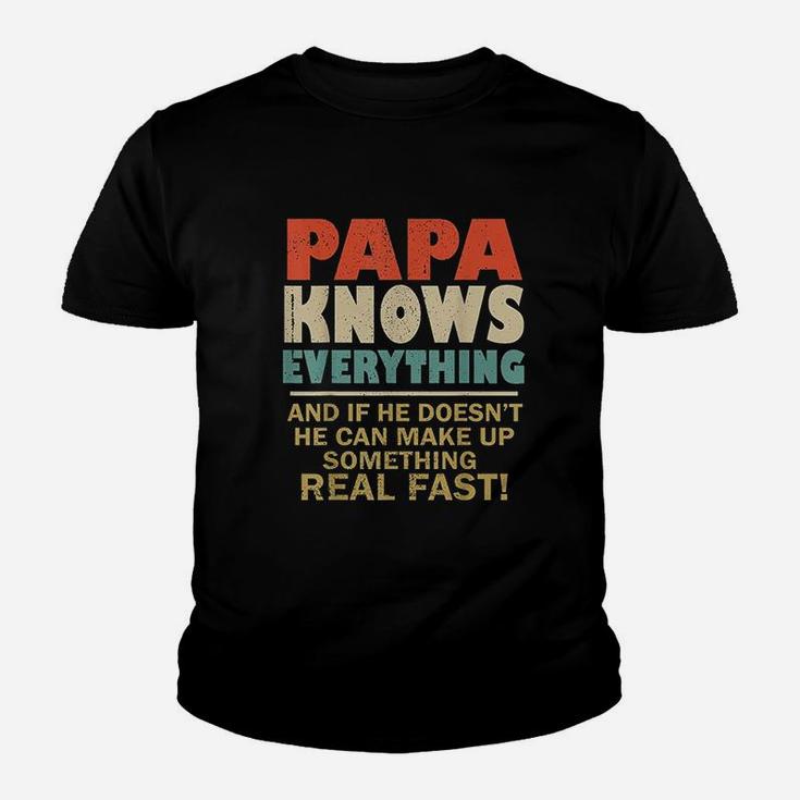 Papa Know Everything Vintage Youth T-shirt