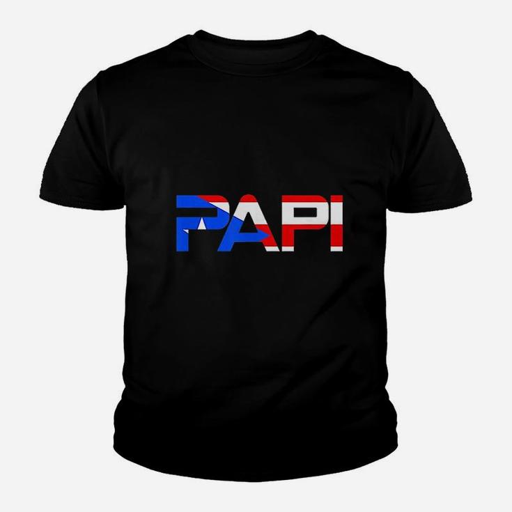 Papi Puerto Rico Flag Youth T-shirt