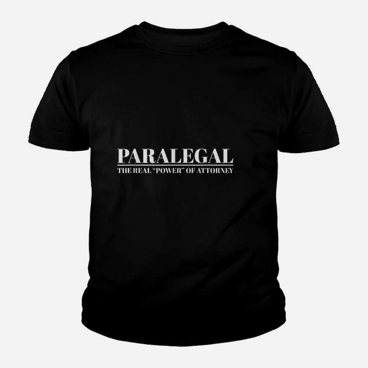 Paralegal The Real Power Youth T-shirt