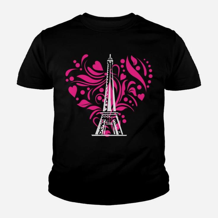 Paris Eiffel Tower | Take Me To Paris France Youth T-shirt