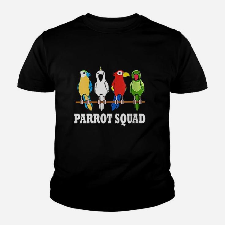 Parrot Squad Cute Team Parrot Bird Youth T-shirt
