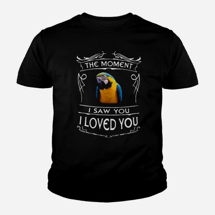 Parrot The Moment I Saw You I Loved You Youth T-shirt