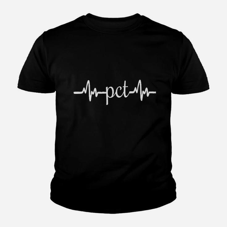 Pct Heartbeat Patient Care Technician Assistant Youth T-shirt
