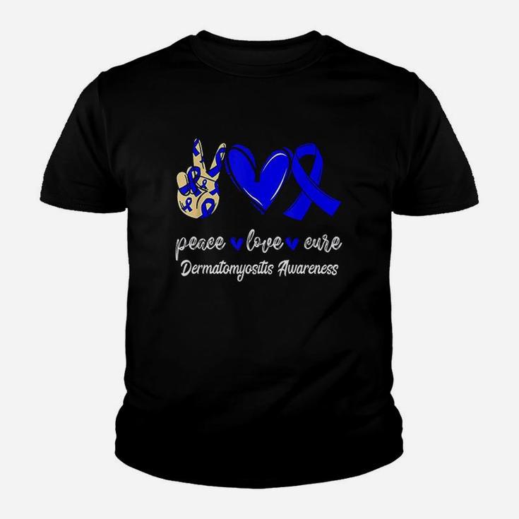 Peace Love Hope Blue Ribbon Youth T-shirt