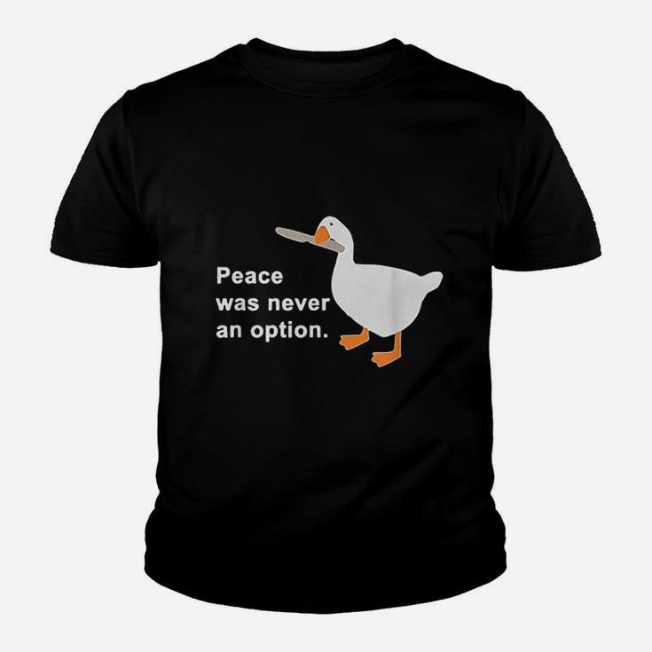 Peace Was Never An Option Youth T-shirt