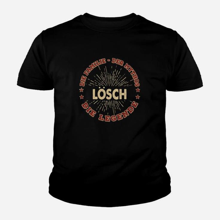 Personalisiertes Kinder Tshirt LÖSCH - Die Legende, Vintage-Design