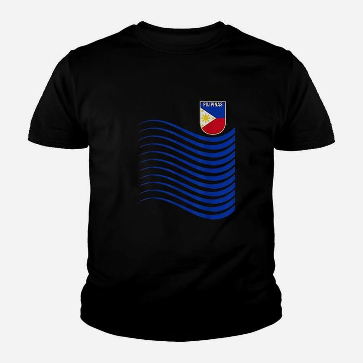 Philippines Soccer Jersey Pilipinas Basketball Flag Gift Youth T-shirt