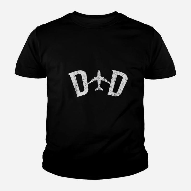 Pilot Dad Airplane Youth T-shirt