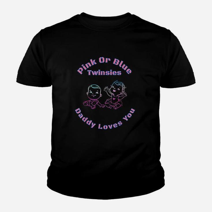 Pink Or Blue Twins Gender Youth T-shirt